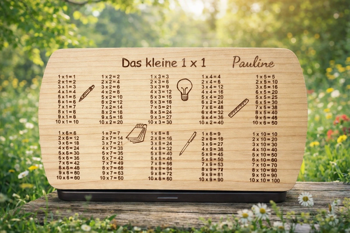 Brotzeitbrett Kleines Einmaleins